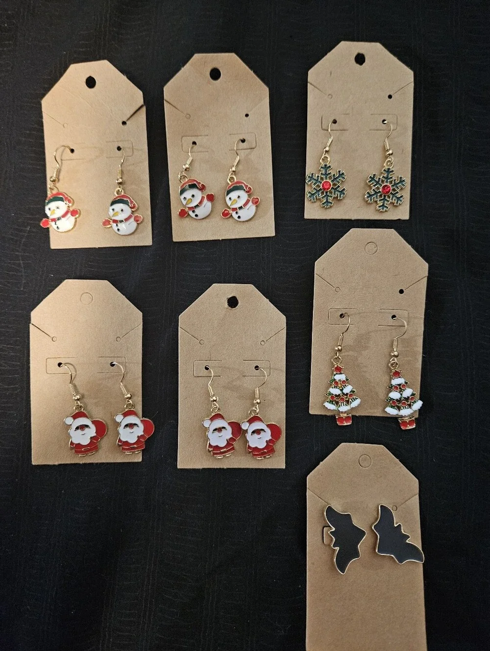 7 Pairs Holiday Earrings